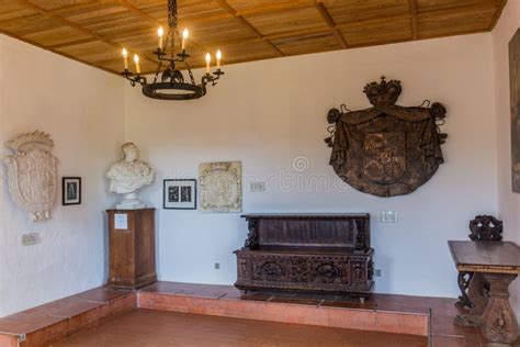 PREDJAMA, SLOVENIA - MAY 17, 2019: Interior of Predjama Castle, Sloven Editorial Stock Photo ...