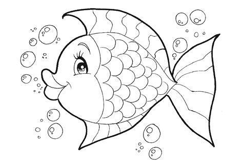 +90 Desenhos de Peixes para Colorir e Imprimir