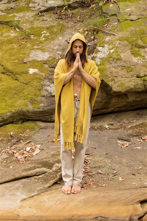 Men's Wool Ponchos | Men's Hooded Poncho – AJJAYA