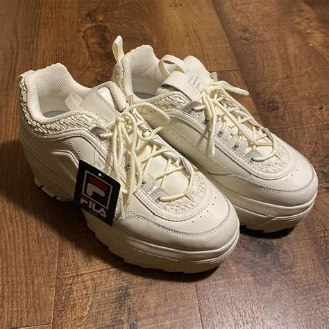 Fila platform shoes NWT Worn once when first... - Depop