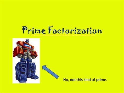 PPT - Prime Factorization PowerPoint Presentation, free download - ID ...