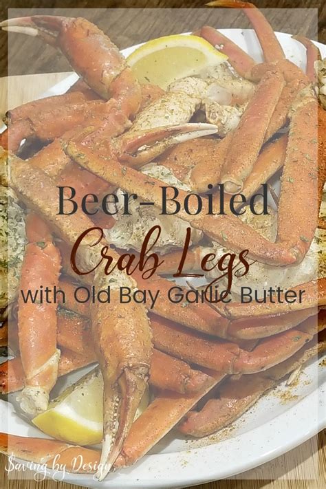 Crab legs recipe boiling crab legs served with old bay garlic butter ...