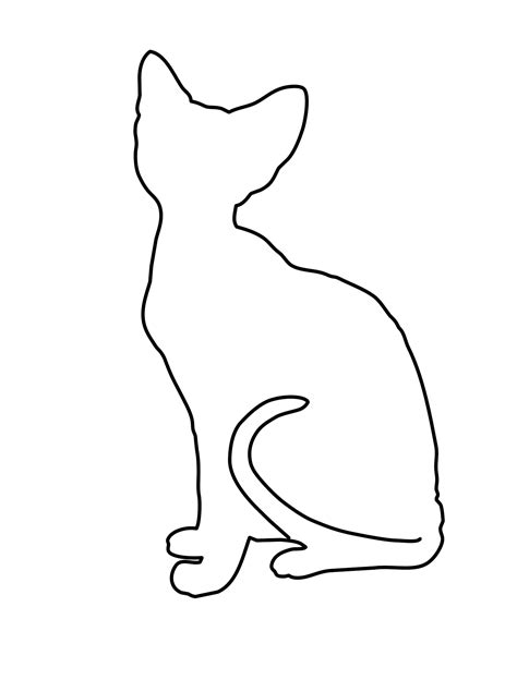 Шаблон кота | Кот и кошка