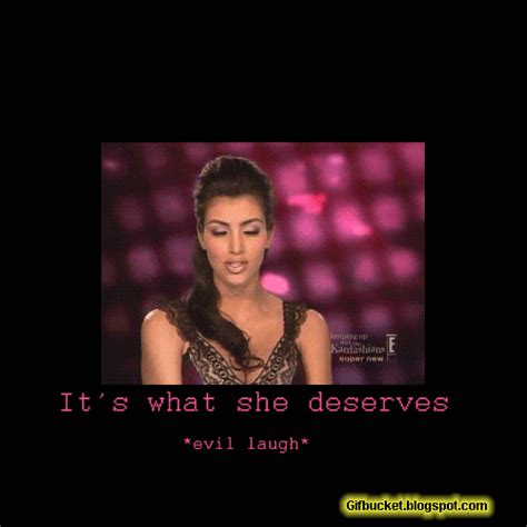 kim kardashian evil laugh gif | WiffleGif