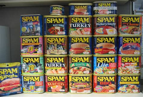 25 different flavors of spam : r/pics