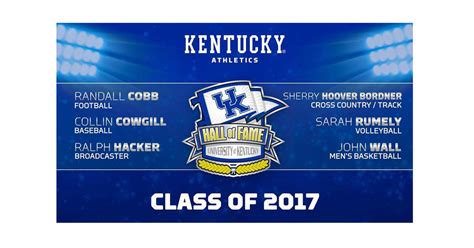 2017 UK Athletics Hall of Fame Class Inducted This Weekend | UKNow