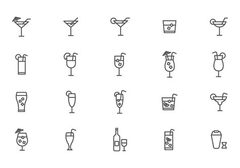 Cocktail Glass Vector Art, Icons, and Graphics for Free Download