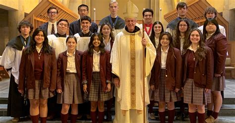 St. Bernard Preparatory School celebrates the dedication of senior ...