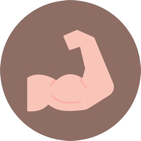 Premium Vector | Arm muscle vector illustration style 