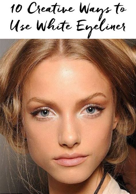 best white eyeliners for waterline - Carmen Bartley