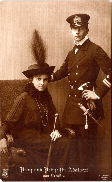 prinz adalbert von preussen  photographie originale original