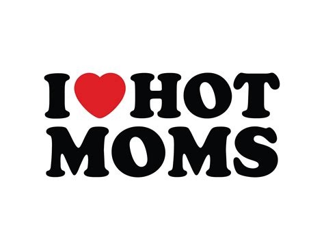 I Love Hot Moms SVG PNG I Love Hot Moms Inspired Logo MILF - Etsy Canada
