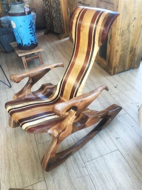 Необычные кресла из дерева | Столярный совет | Wooden chair, Rocking ...