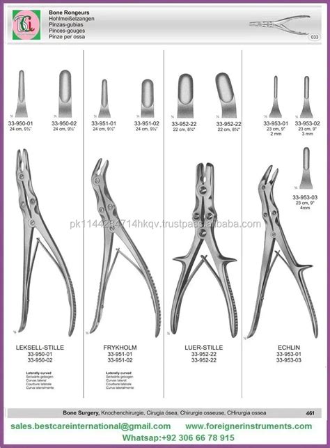 Surgical Luer Bone Rongeur Orthopedic Bone Rongeurs - Buy Beyer Bone Rongeur Curved Orthopedic ...