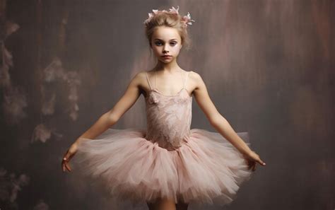 Premium Photo | Adorable Child in Ballet Attire