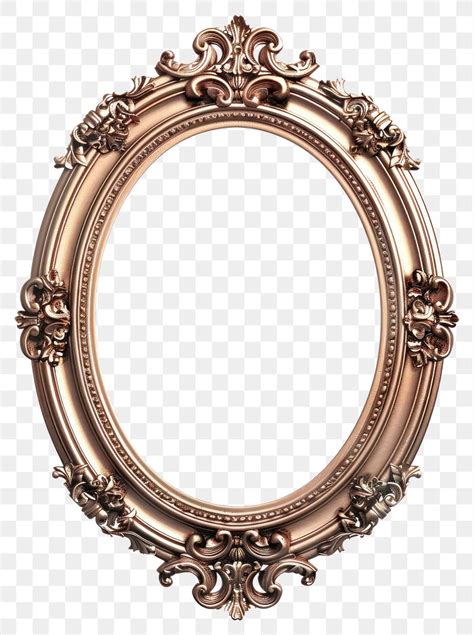 fashioned oval picture frames