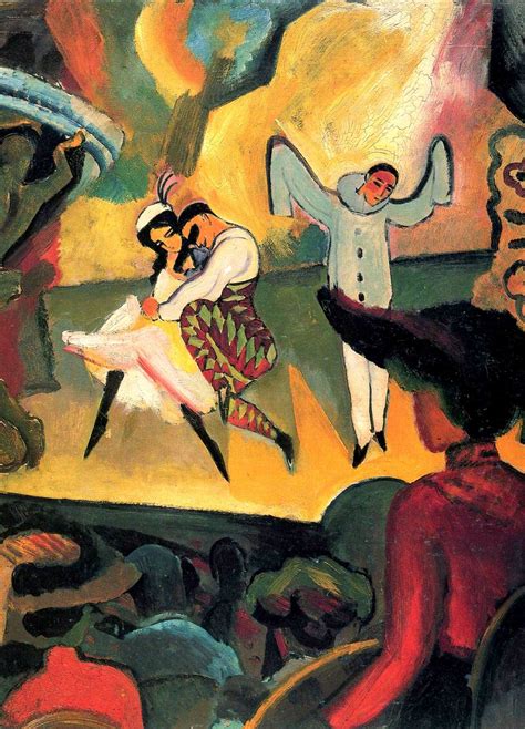 Ballet Russes I - August Macke - 1912 - Expressionism : r/ArtHistory