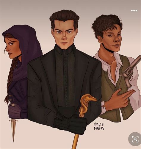 Inej Ghafa, Kaz Brekker, & Jesper Fahey in 2021 | Six of crows, Six of ...