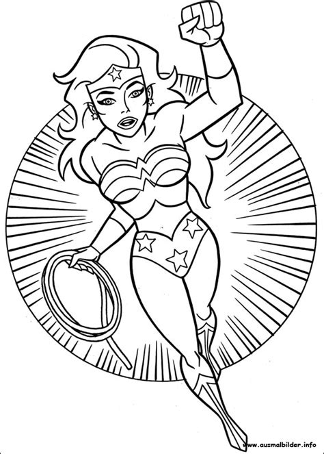 Wonder Woman malvorlagen