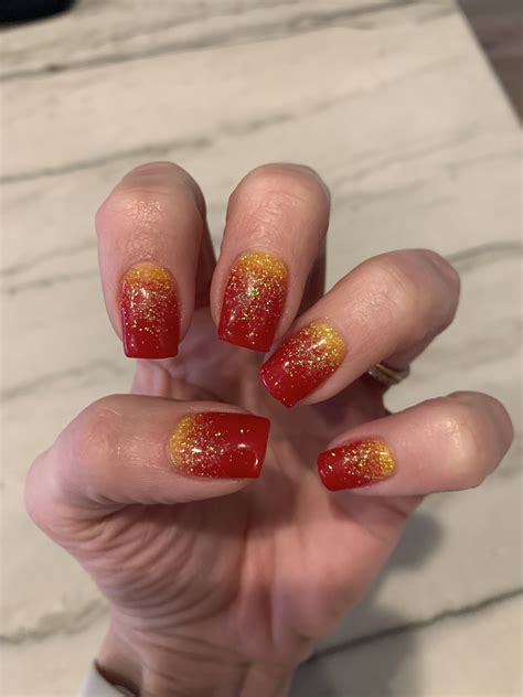 Kansas City Chiefs, Lunar New Year Nails | Football nail designs ...