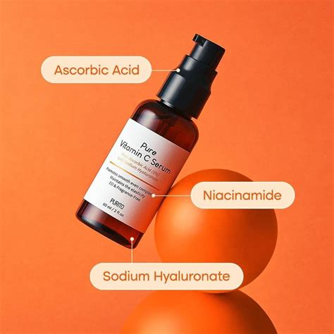 Purito Pure Vitamin C Serum 60Ml / 2.0 Fl.Oz, Natural Ingredients Serum ...