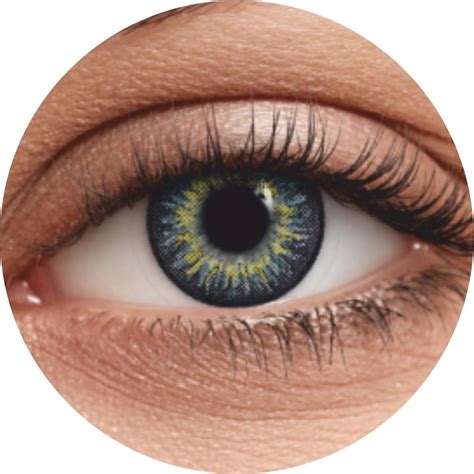OKVISION Цветные контактные линзы OKVision Fusion color Rain на 1 месяц ...
