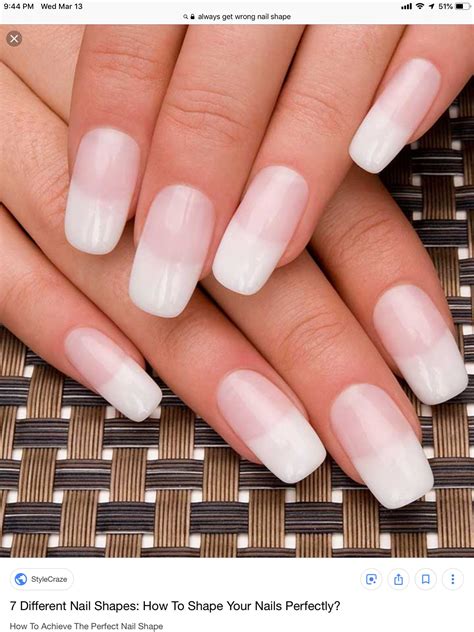 Types Of Nail Shapes