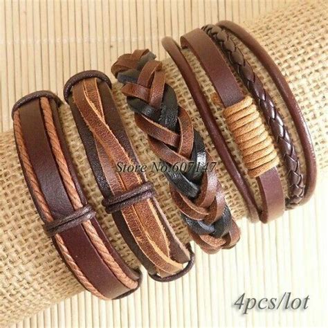 Pin by PAOLA TOVAR on BISUTERIA Y JOYERIA ARTESANAL | Mens leather ...