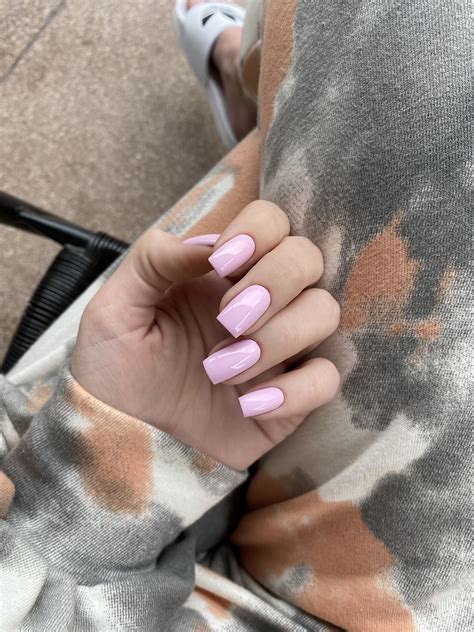 Маникюр розовый квадрат нюд | Long acrylic nails, Pretty nails, Blush nails