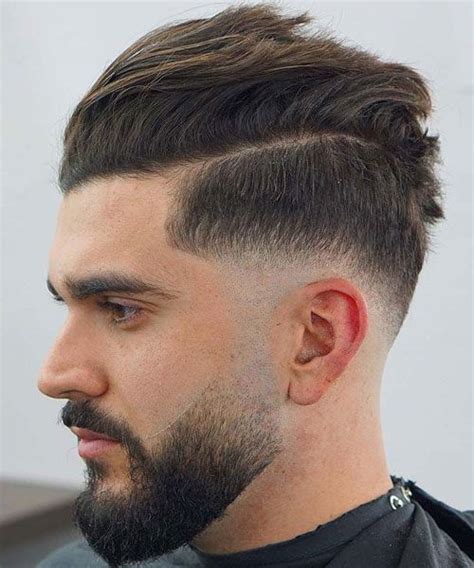 skin fade haircut with beard - CerianLulwah