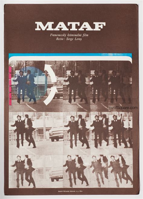 Movie Poster, Mataf, Mirek Wagner, 70s Cinema Art