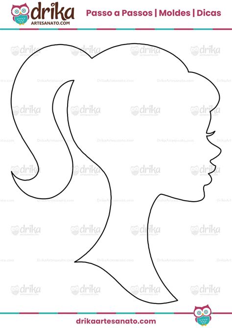 Molde De Mulher Para Imprimir - Molde de Silhueta Feminina para Painel e Imprimir: 30 Modelos Lindos!