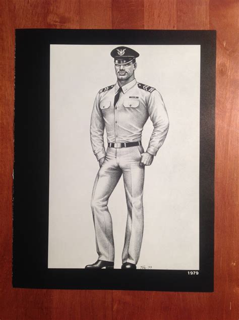 art pageprint  tom  finland book retrospective   etsy