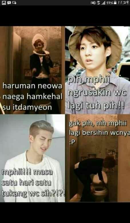 foto meme lucu bts terbaru kekasih terbaik