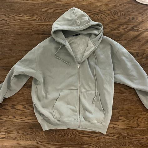 sage green brandy zip   size depop