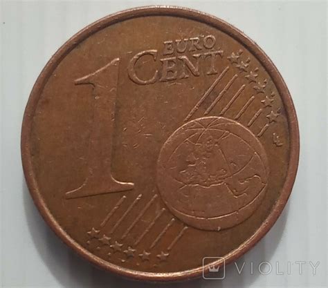 1 євроцент, 2000, Франція - «VIOLITY»