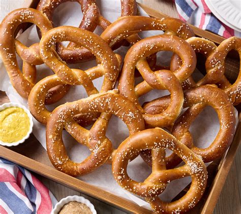 The Pretzel Co. (10) 4.5oz Hand Twisted Soft Baked Pretzels - QVC.com