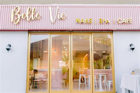 belle vie nail beauty spa cafe davao city