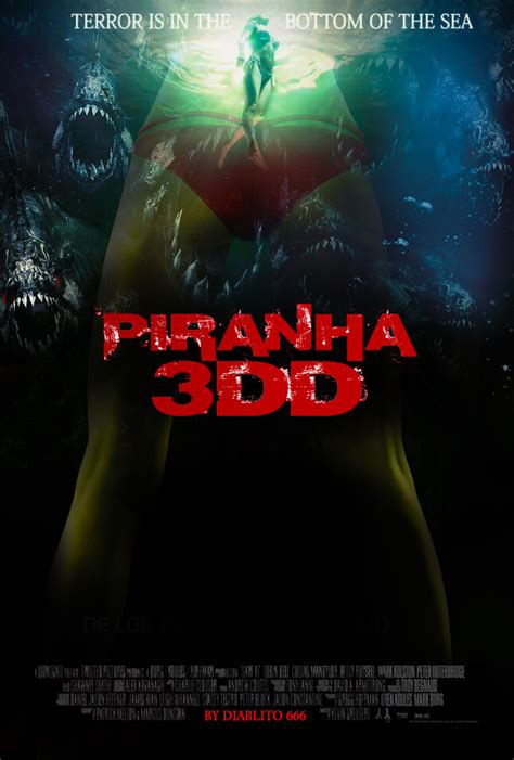 Piranha 3DD poster fan BY diablito 666 by TibuBcN on DeviantArt
