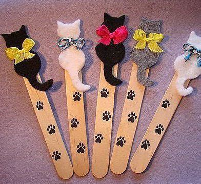 Картинки по запросу закладки котики | Diy spring crafts, Craft stick ...
