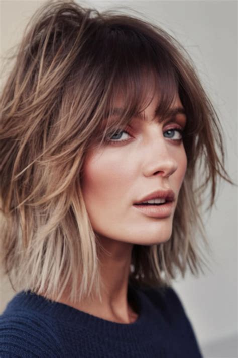 29 long layered hair with curtain bangs styles that turn heads