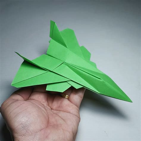 Origami Jet Fighter (1 piece of Paper) : r/cool