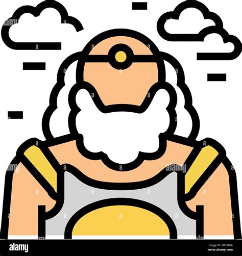 Uranus god illustration Stock Vector Images - Alamy