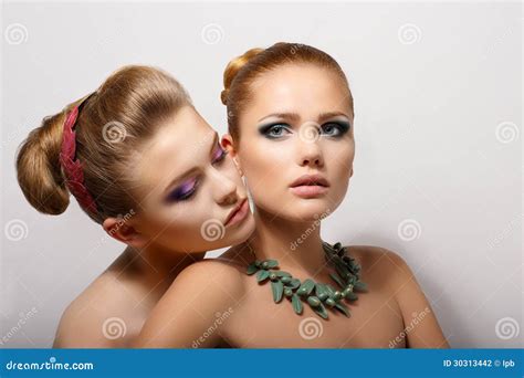 Affectionate Young Woman Cuddling Loving Positive Older Retired Daddy ...