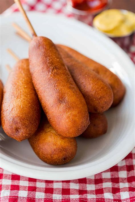 homemade corn dogs recipe image