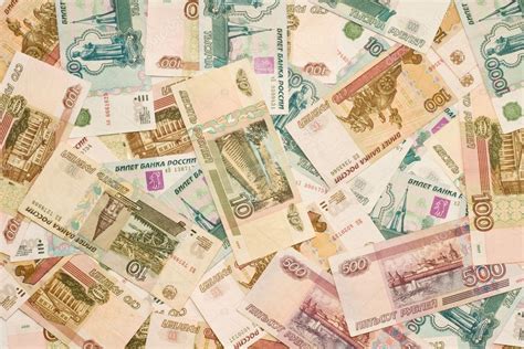 Russian money - roubles banknotes — Stock Photo © Arsgera #2347816