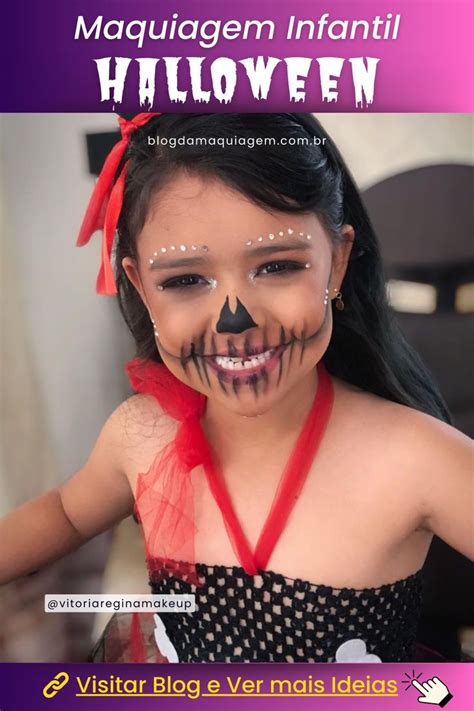Maquiagem Halloween Fácil Infantil - Maquiagem Halloween Infantil - Ideias em Fotos para Inspirar ...