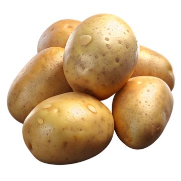 Fresh Soil Free Organic Vegetable Potatoes, Fresh, No Soil, Organic PNG ...