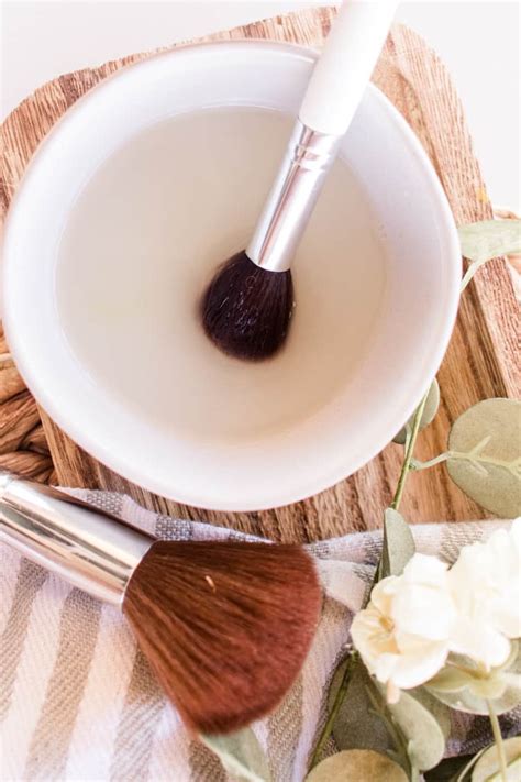 Homemade Makeup Brush Cleaner - Our Oily House