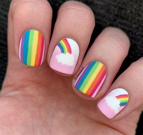 Новиє ногти для детей | Rainbow nails, Rainbow nails design, Purple ...